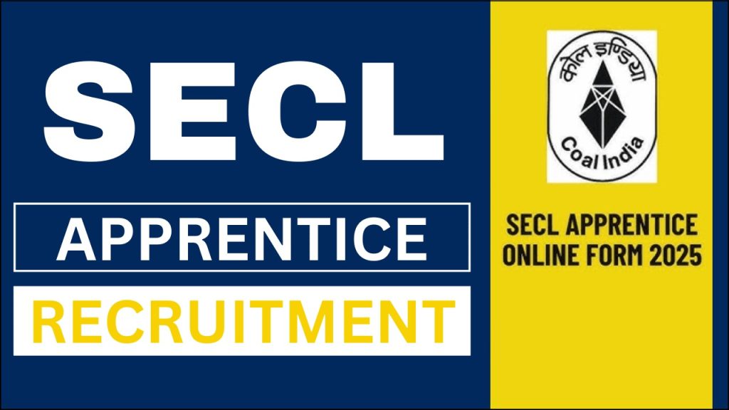 SECL Apprentice Recruitment 2025, 800+  Vacancy, Age Limit and Application Fee Details