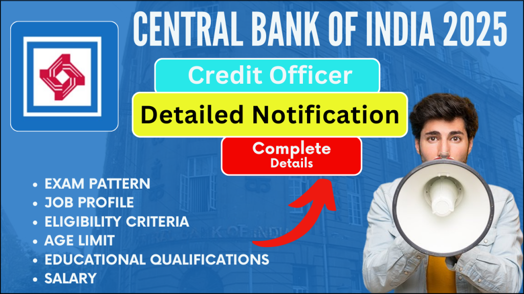 Central Bank Recruitment 2025, 1000 Credit Officer Vacancy, Eligibility, Process & Salary